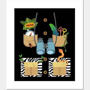 Safari Jungle Explorer DIY Zookeeper Costume for Kids  Gift Posters and Art